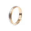 Two-tone 14K Gold wedding rings